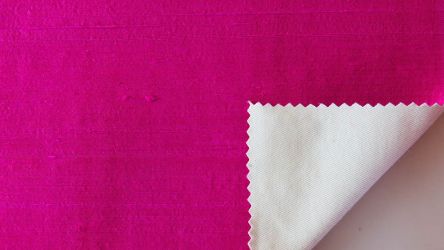 Μετάξι Dupioni Fuschia